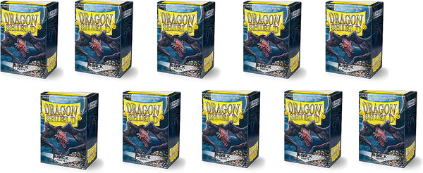 Dragon Shields: Matte Black Card Sleeves (100 ct) - Bundle of 10 packs