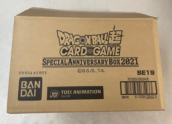 Dragon Ball Super TCG - Special Anniversary Box 2021 - Set of 4