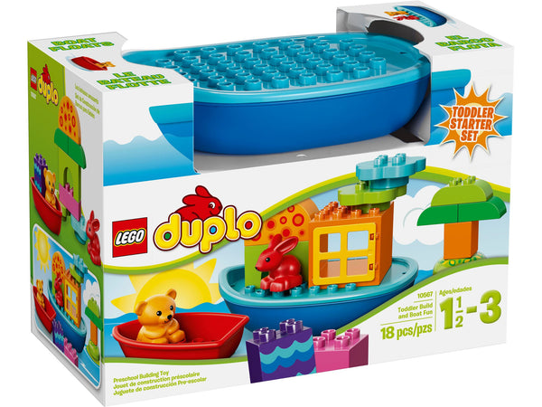 LEGO DUPLO Creative Play 10567 Toddler Build and Boat Fun