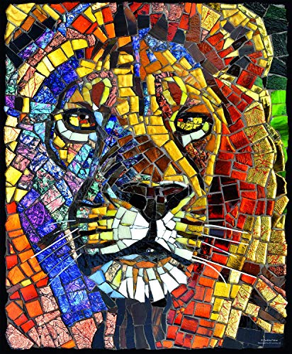 Stained Glass Lion 1000 pc Jigsaw Puzzle