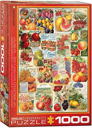 EuroGraphics Fruits Smithsonian Seed Catalogues (1000 Piece) Puzzle