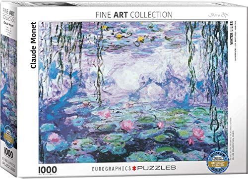 EuroGraphics Waterlilies by Claude Monet 1000 Piece Puzzle