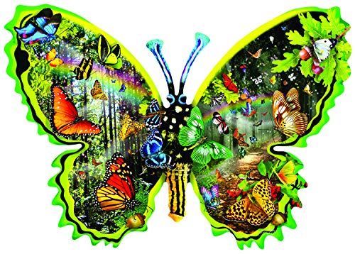 Butterfly Migration 1000 pc Shaped Jigsaw Puzzle