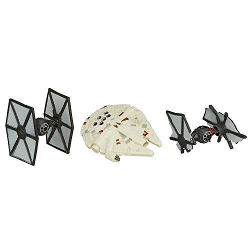 Star Wars The Force Awakens Micro Machines 3-Pack First Order TIE Fighter Attack