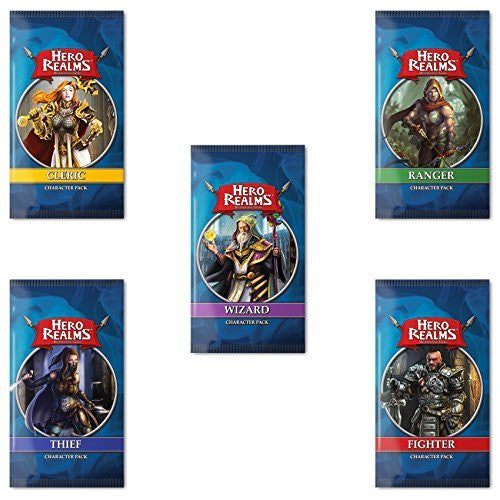 Hero Realms Character Pack Bundle (Cleric, Ranger, Fighter, Thief, Wizard)