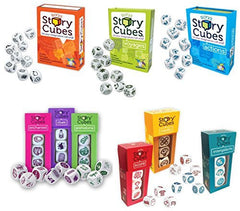 Rory's Story Cubes Bundle with Original, Actions, Voyages, Prehistoria, Enchanted, Clues, Intergalactic, Medic, Score (9 items)