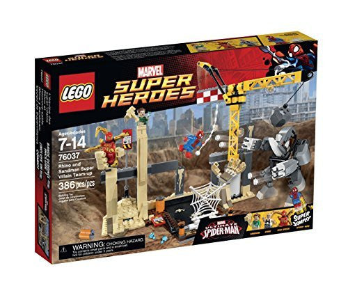LEGO Super Heroes 76037 Rhino and Sandman Super Villain Team-Up Building Kit