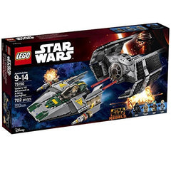 LEGO Star Wars Vader's TIE Advanced vs. A-Wing Starfight Building Kit (702 Piece)
