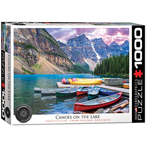 EuroGraphics Canoes on The Lake Jigsaw Puzzle (1000-Piece)