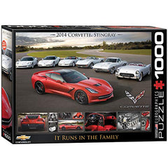 2014 Corvette Stingray: It Runs in the Family Jigsaw Puzzle (1000-Piece)