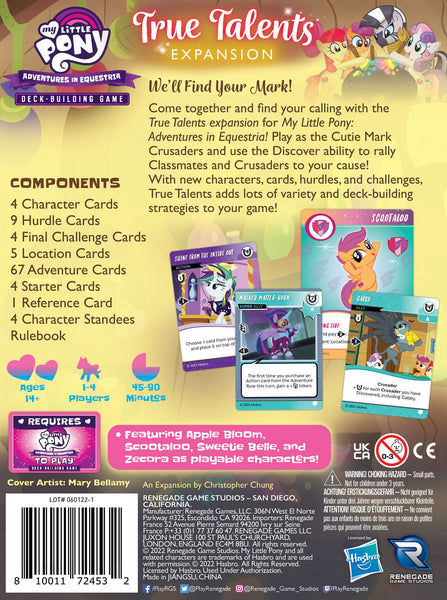 My Little Pony: Adventures in Equestria DBG - True Talents Expansion