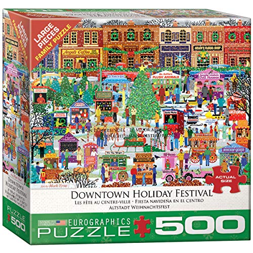 Downtown Holiday Festival 500 pc Jigsaw Puzzle