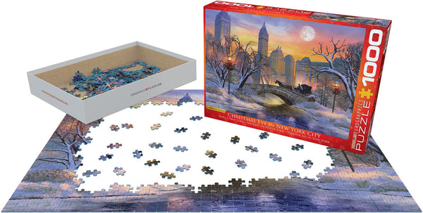 Christmas Eve in New York City 1000 pc Jigsaw Puzzle