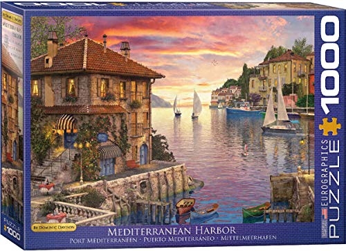 Mediterranean Harbor 1000 pc Jigsaw Puzzle