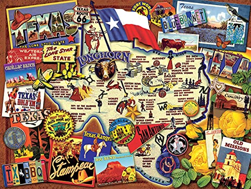 Texas: The Lone Star State 500 pc Jigsaw Puzzle