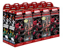 Marvel HeroClix: Deadpool Booster Brick (10 Pack) featuring the Villian Zombies