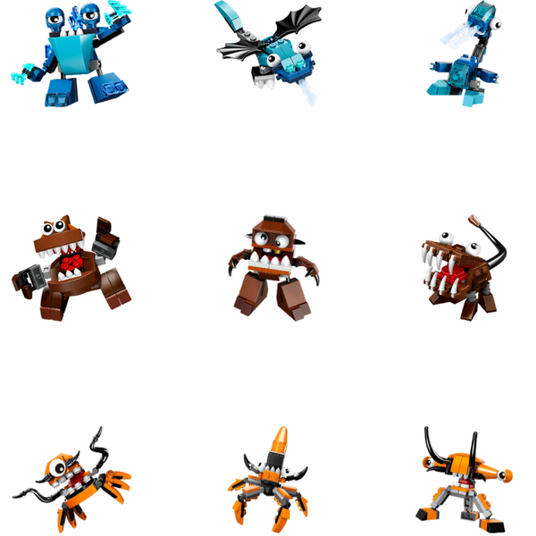 LEGO Mixels Series 2 Complete Set of 9 Characters