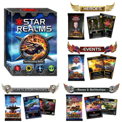 Star Realms Deck Building Game and Crisis Expansion Bundle