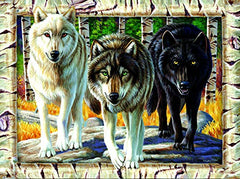 Wolf Pack Colors 1000 pcJigsaw Puzzle