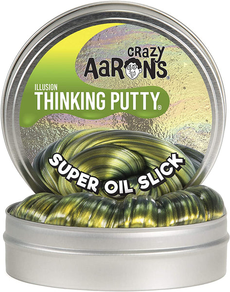 Crazy Aaron's Super Oil Slick Thinking Putty 4" Tin