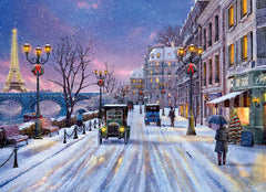 Christmas Eve in Paris 1000 pc Jigsaw Puzzle