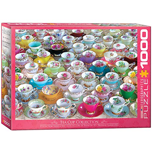 Tea Cups 1000 pc Jigsaw Puzzle