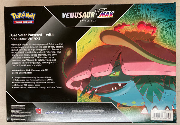 Pokemon TCG - Venusaur VMAX Battle Box