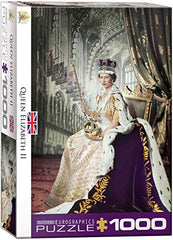 EuroGraphics Queen Elizabeth II 1000-Piece Puzzle