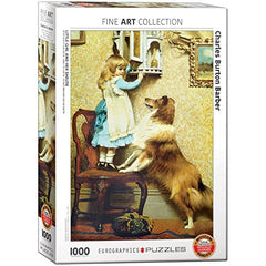 EuroGraphics Little Girl & Her Sheltie 1000Piece Puzzle