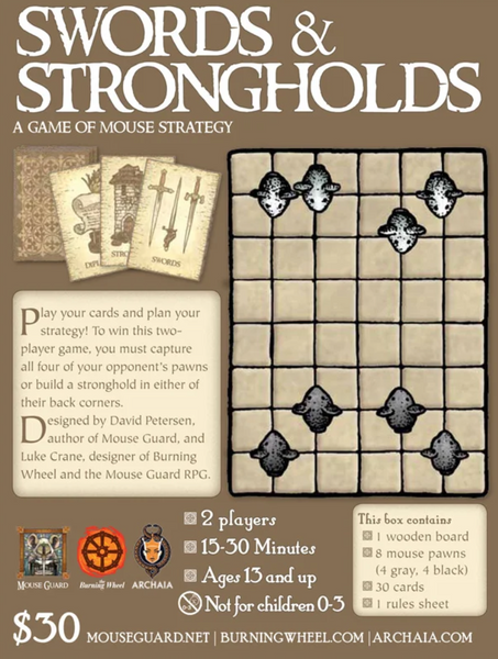 MOUSE GUARD SWORDS & STRONGHOLDS