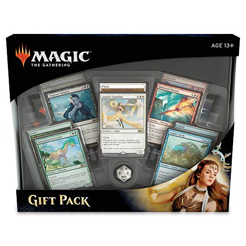 Magic: The Gathering Gift Pack 2018 | 4 Booster Packs | 5 Rare Creature Cards | 5 Foil Land Cards
